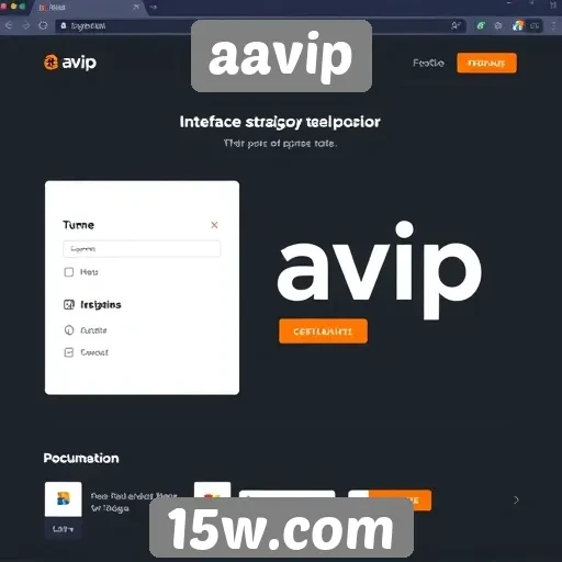 Análise da interface do usuário do site aavip